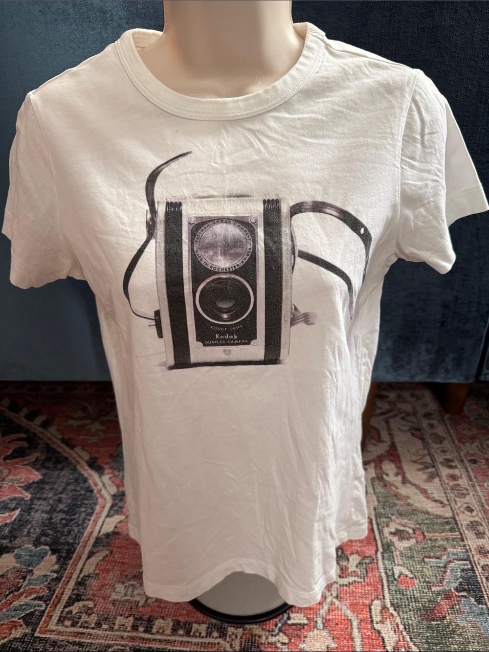 Kodiak x Jigsaw white cotton printed t-shirt XS